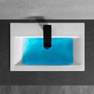 Раковина  CeramaLux 9393-60 белая 61.5 см